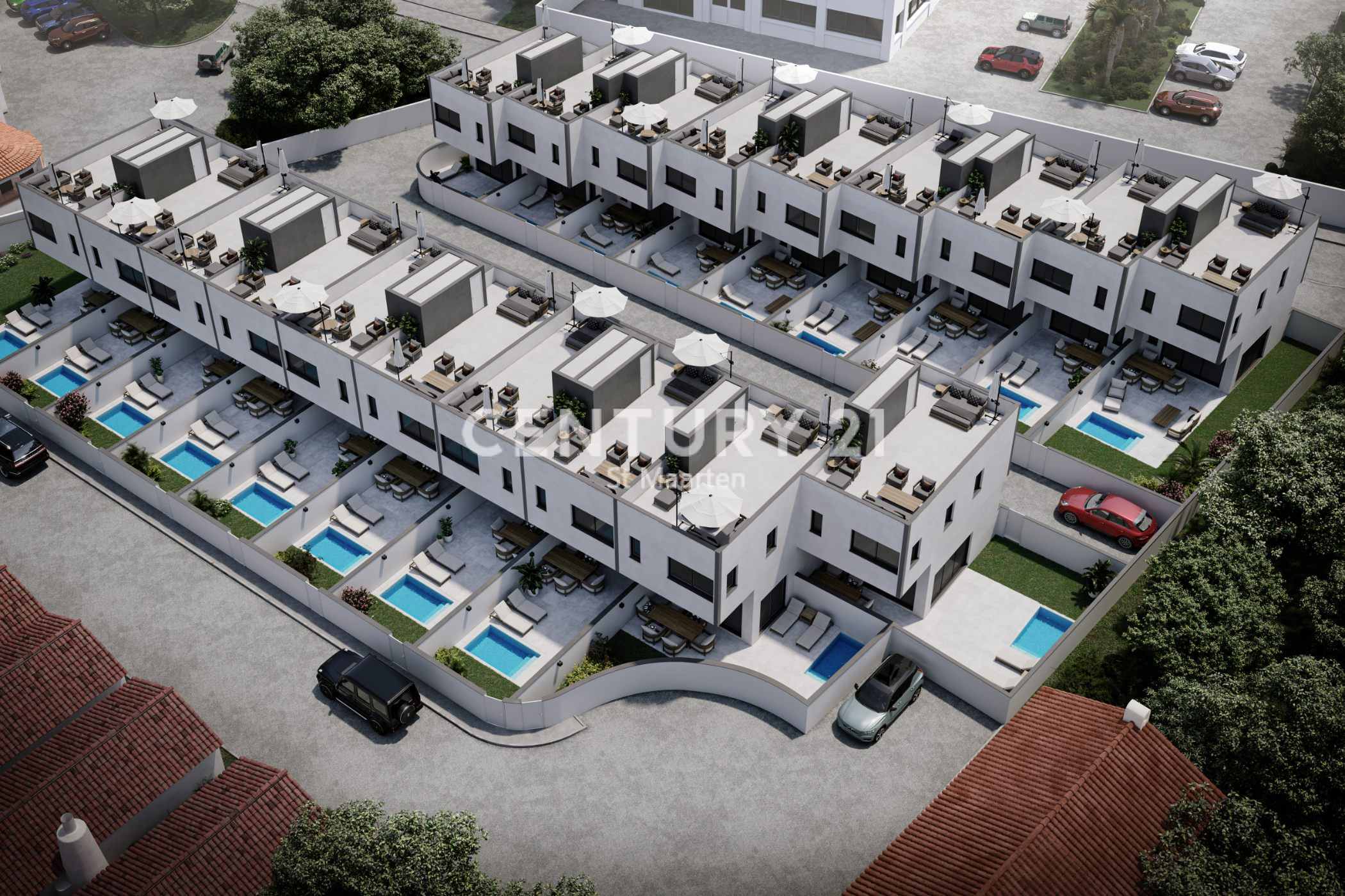 Cupecoy Estates 2 Bedroom Townhouse With Private Pool For Rent