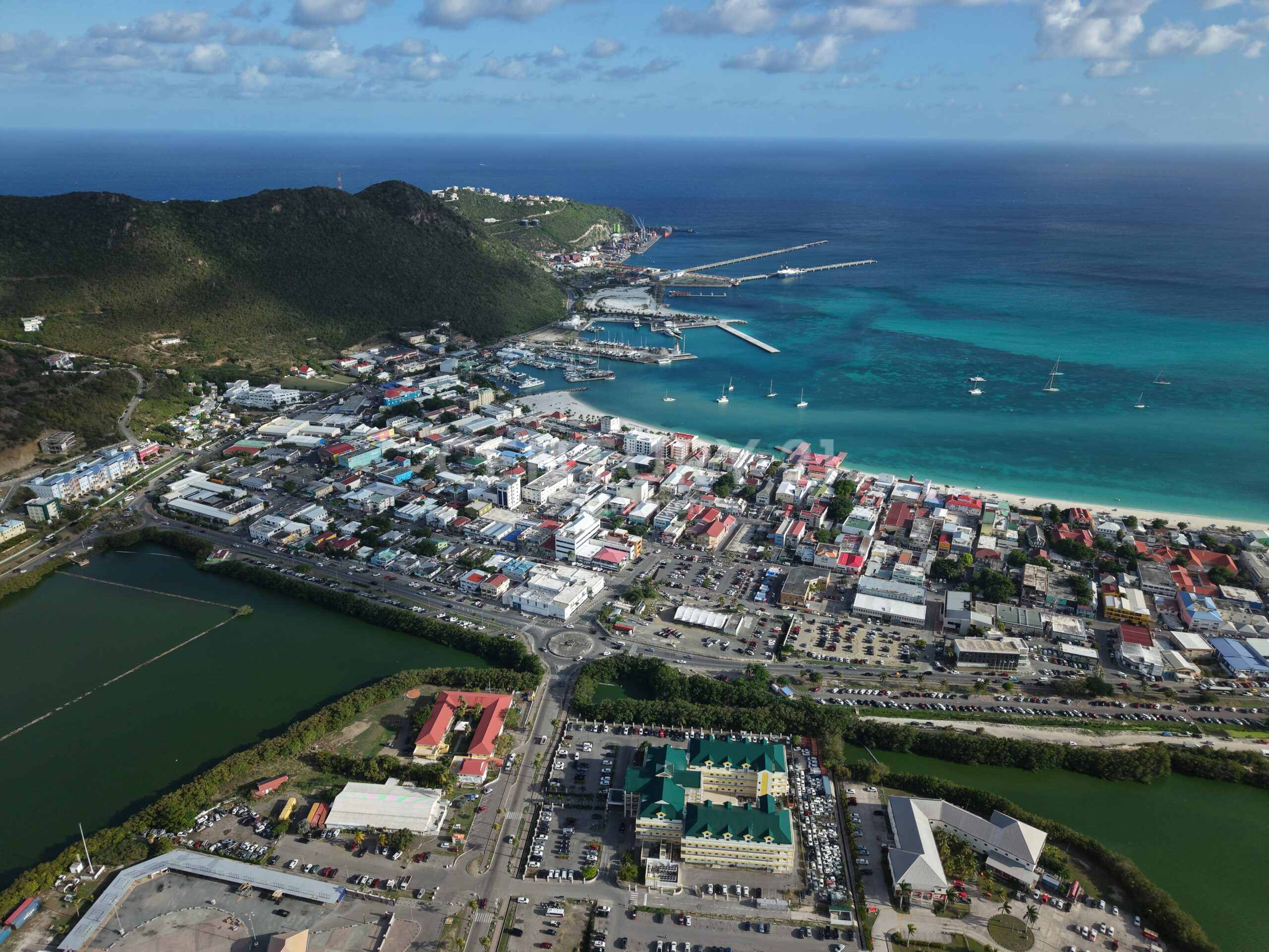 Philipsburg Boardwalk Two Bedroom Beach Apartment for Rent