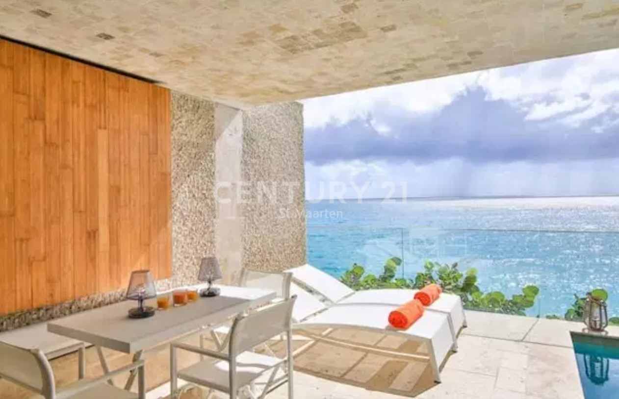 Oceanfront 2-Bedroom Cupecoy Beach Villa For Sale