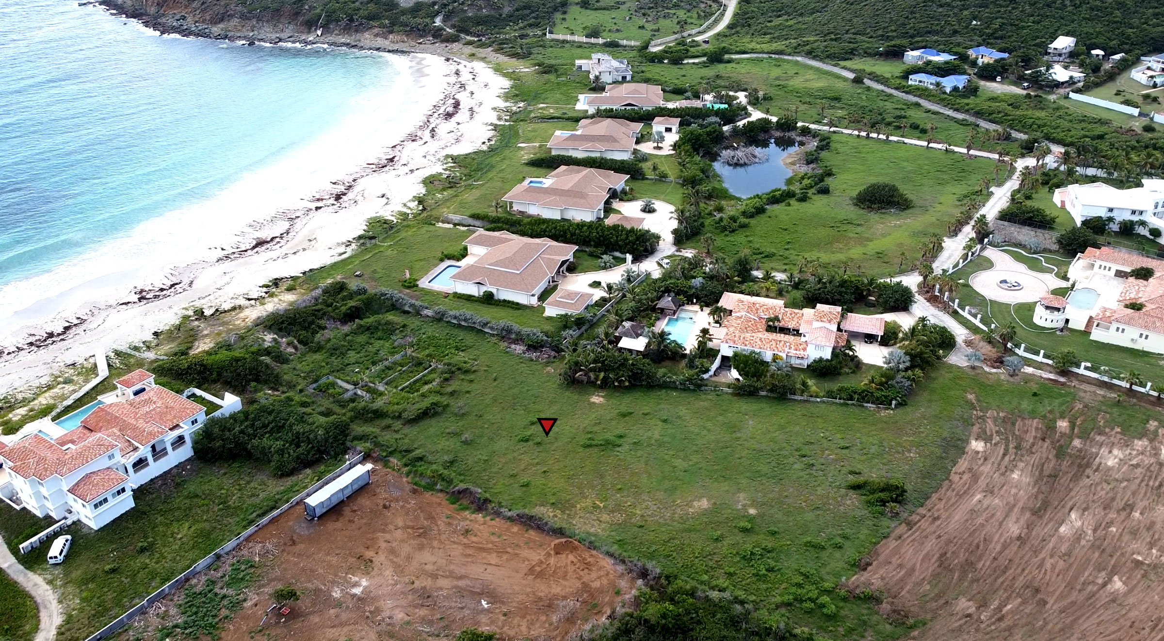 St Maarten Beach Front Lot For Sale In Guana Bay