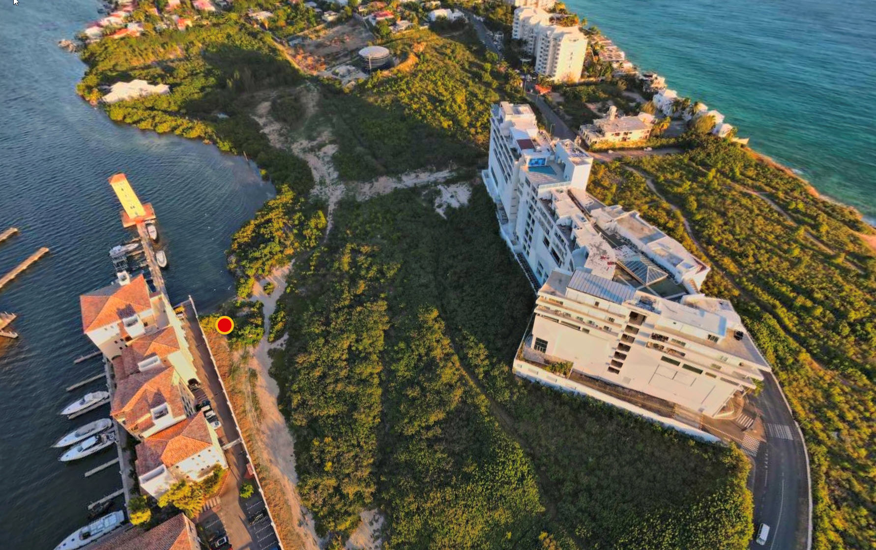 Waterfront Lot 12 Cupecoy Land With Permit For Sale