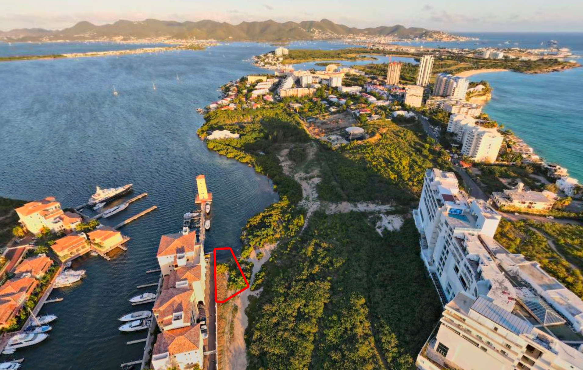 Waterfront Lot 12 Cupecoy Land With Permit For Sale