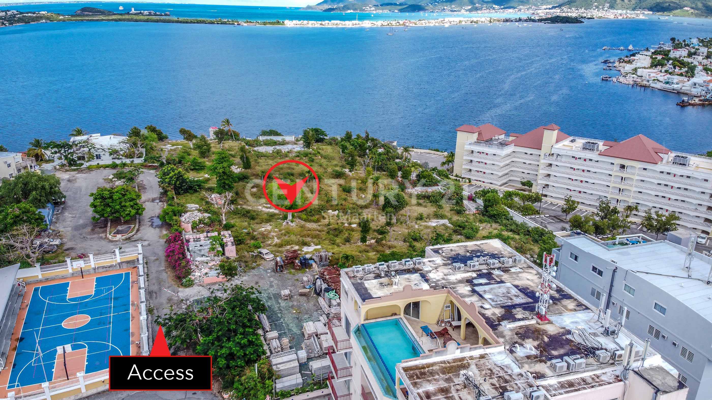 Oceanview Condo Development Land In Cupecoy For Sale