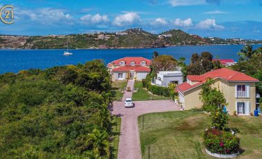 Just Renovated Modern Cupecoy Lagoon Front Villa For Sale
