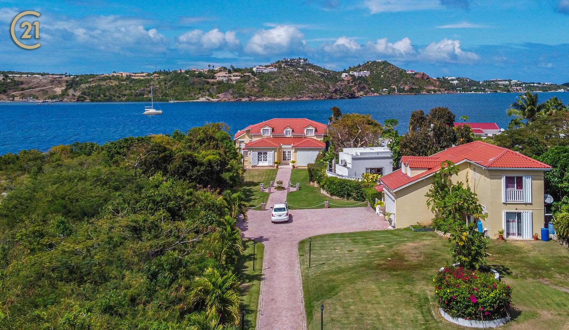 Just Renovated Modern Cupecoy Lagoon Front Villa For Sale