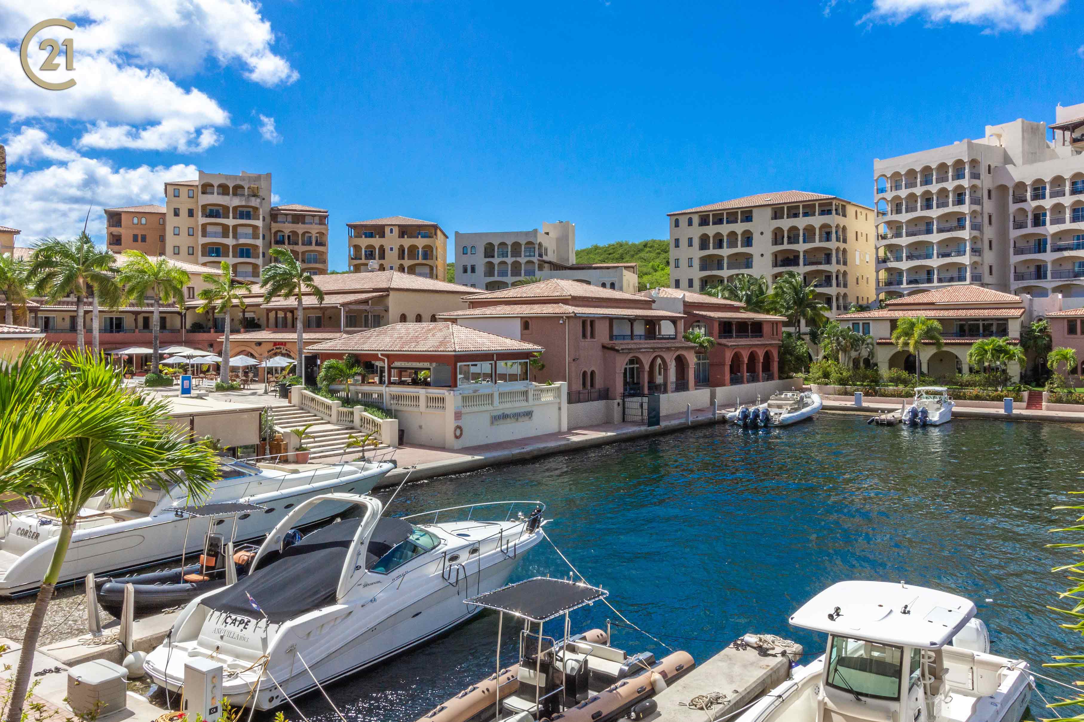 *SOLD* Sensational Porto Cupecoy Double Apartment And Boat Slip For Sale