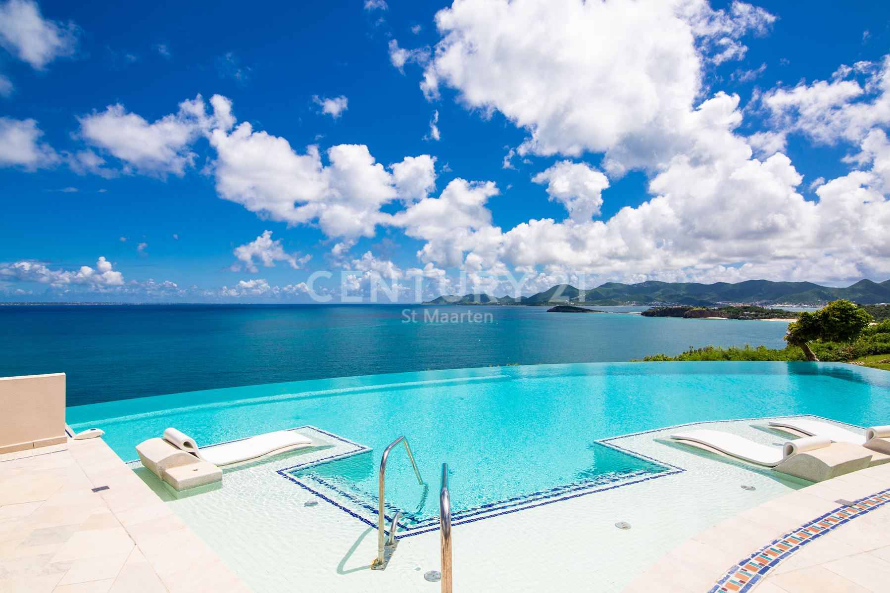 Luxury 14 Bedroom Cliffside Villa Mes Amis, Terres Basses, Saint Martin For Sale