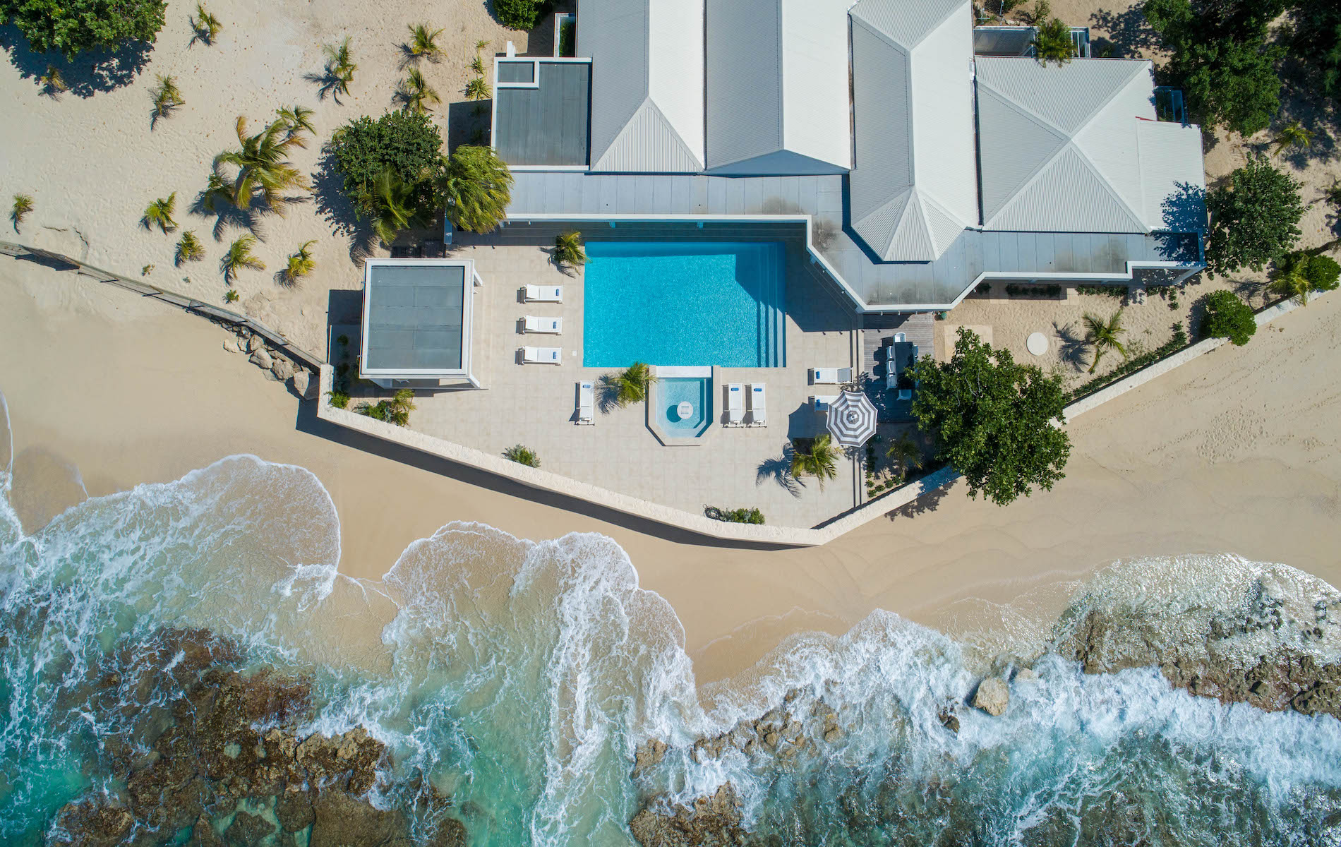 Luxury 4 Bedroom Beachfront Villa, Ecume Des Jours Terres Basses Saint Martin