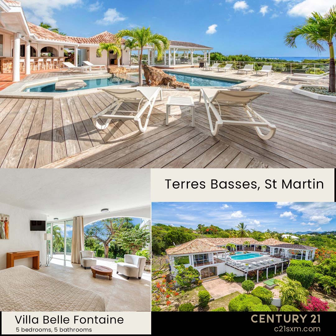 Belle Fontaine Terres Basses Villa For Rent