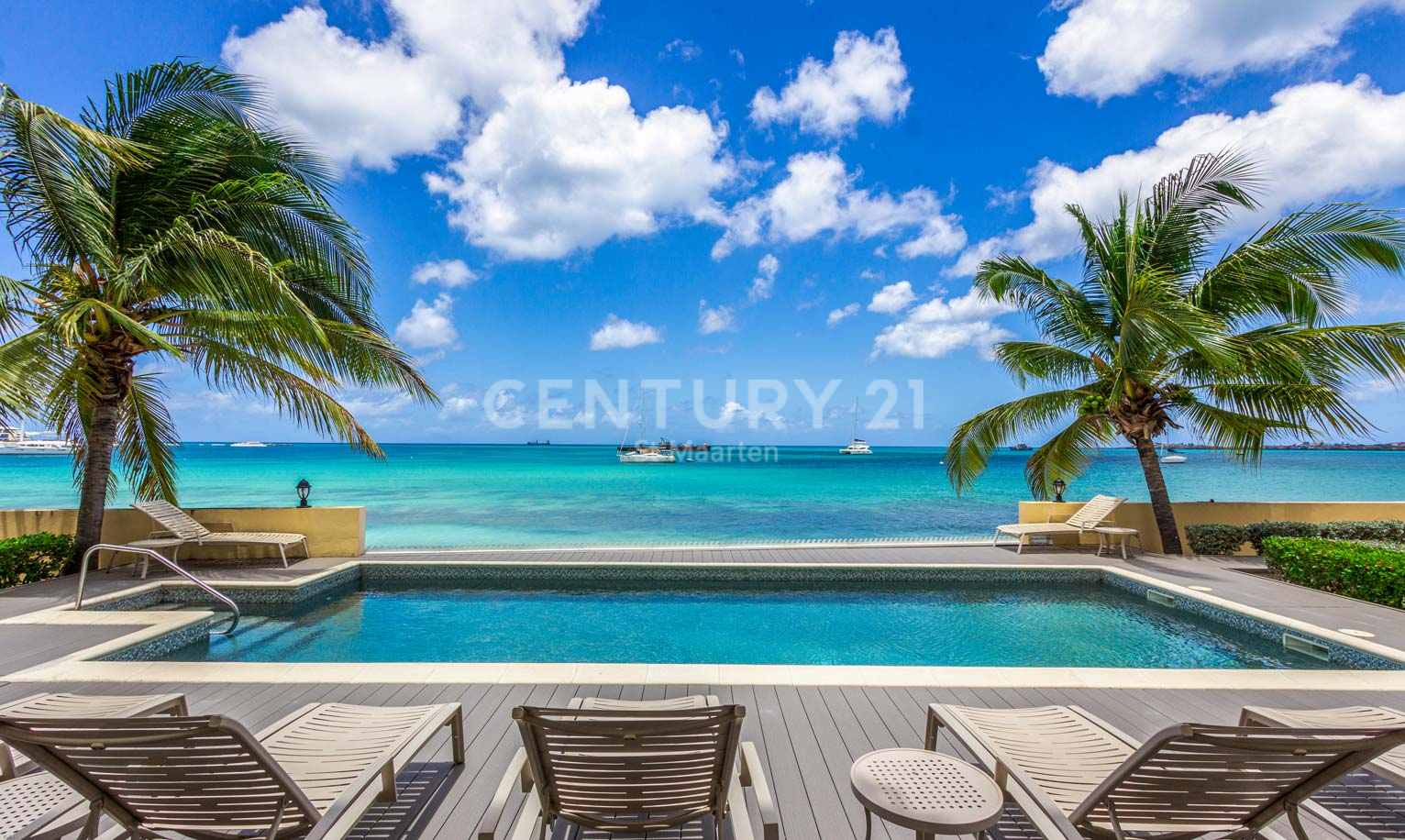 Wonderful 7 Bedroom Simpson Bay Beach Villa For Sale Century21 St