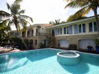 Waterfront Terres Basses St Martin Villa With Boat Dock For Sale