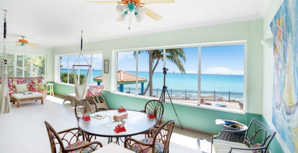  The 450 square foot veranda porch overlooking the patio and ocean is perfect for relaxing and entertaining 