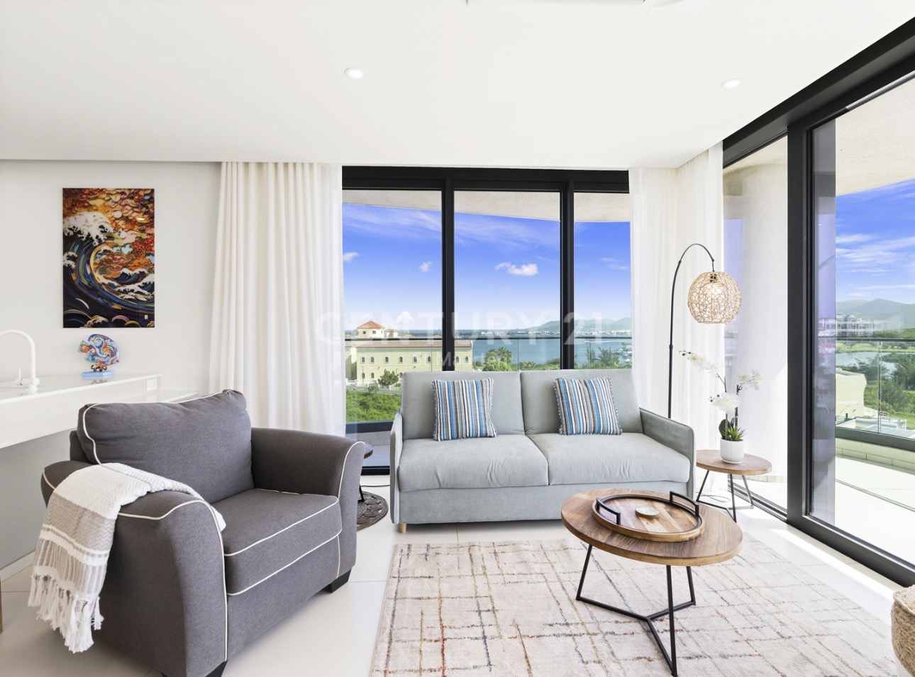 Fourteen – Splendid One Bedroom Ocean Corner View Condo for Sale | Mullet Bay