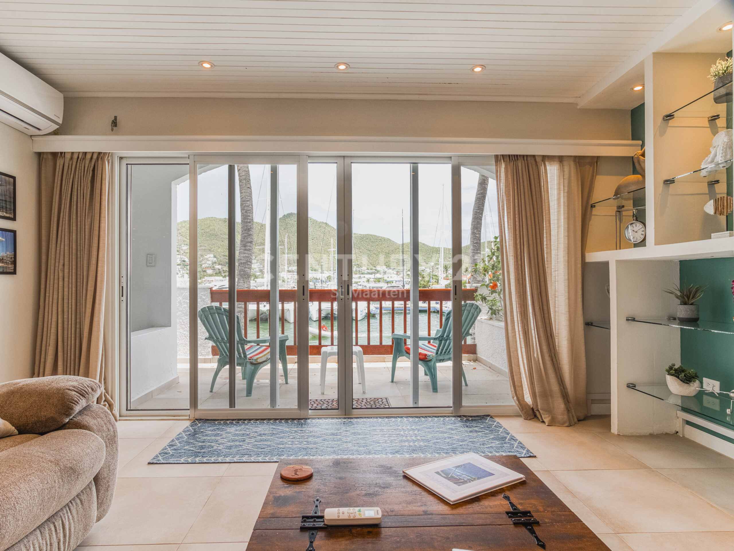 Simpson Bay Yacht Club- Relaxing Three Bedroom Marina View Condo For Sale