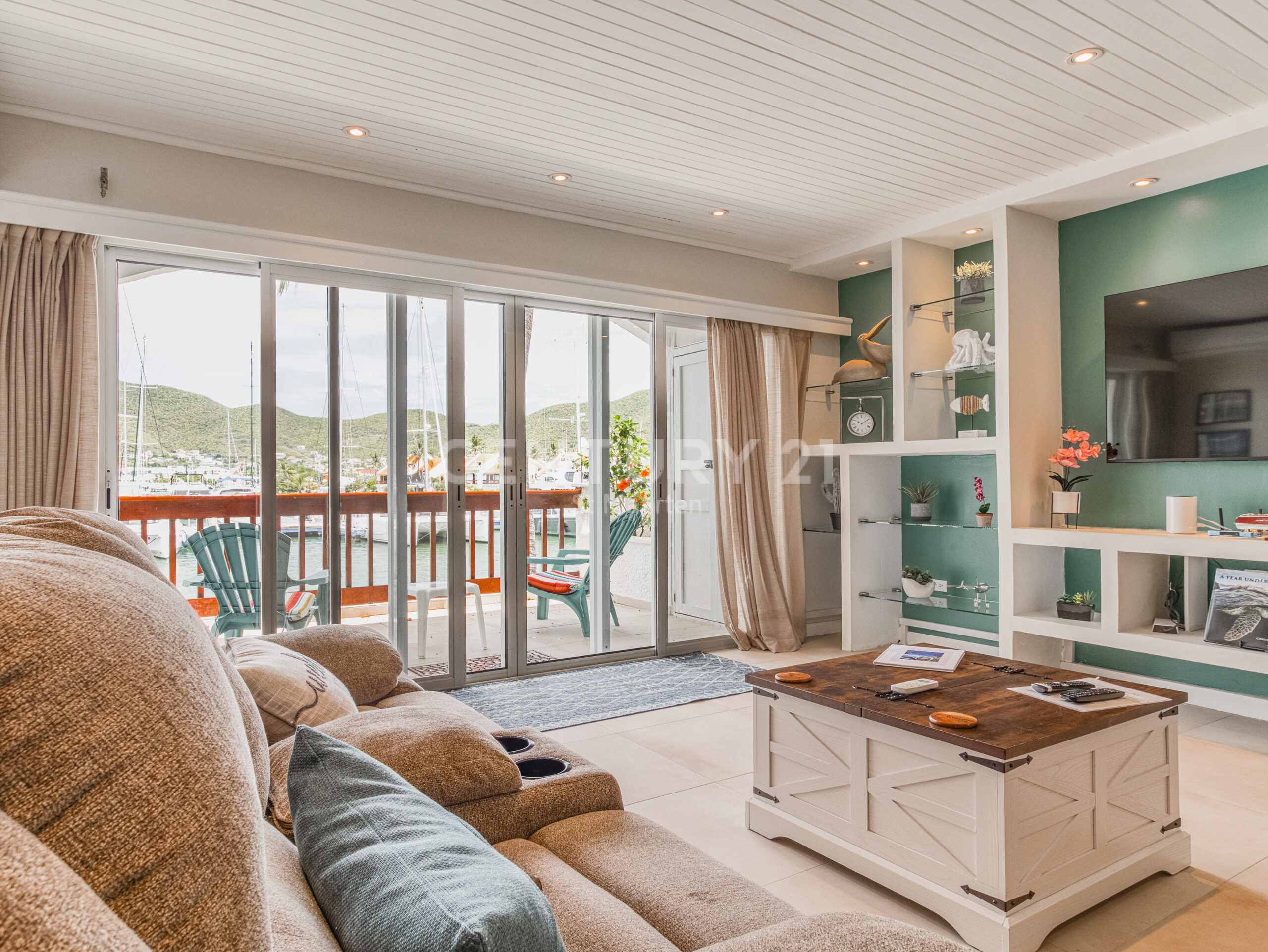 Simpson Bay Yacht Club- Relaxing Three Bedroom Marina View Condo For Sale