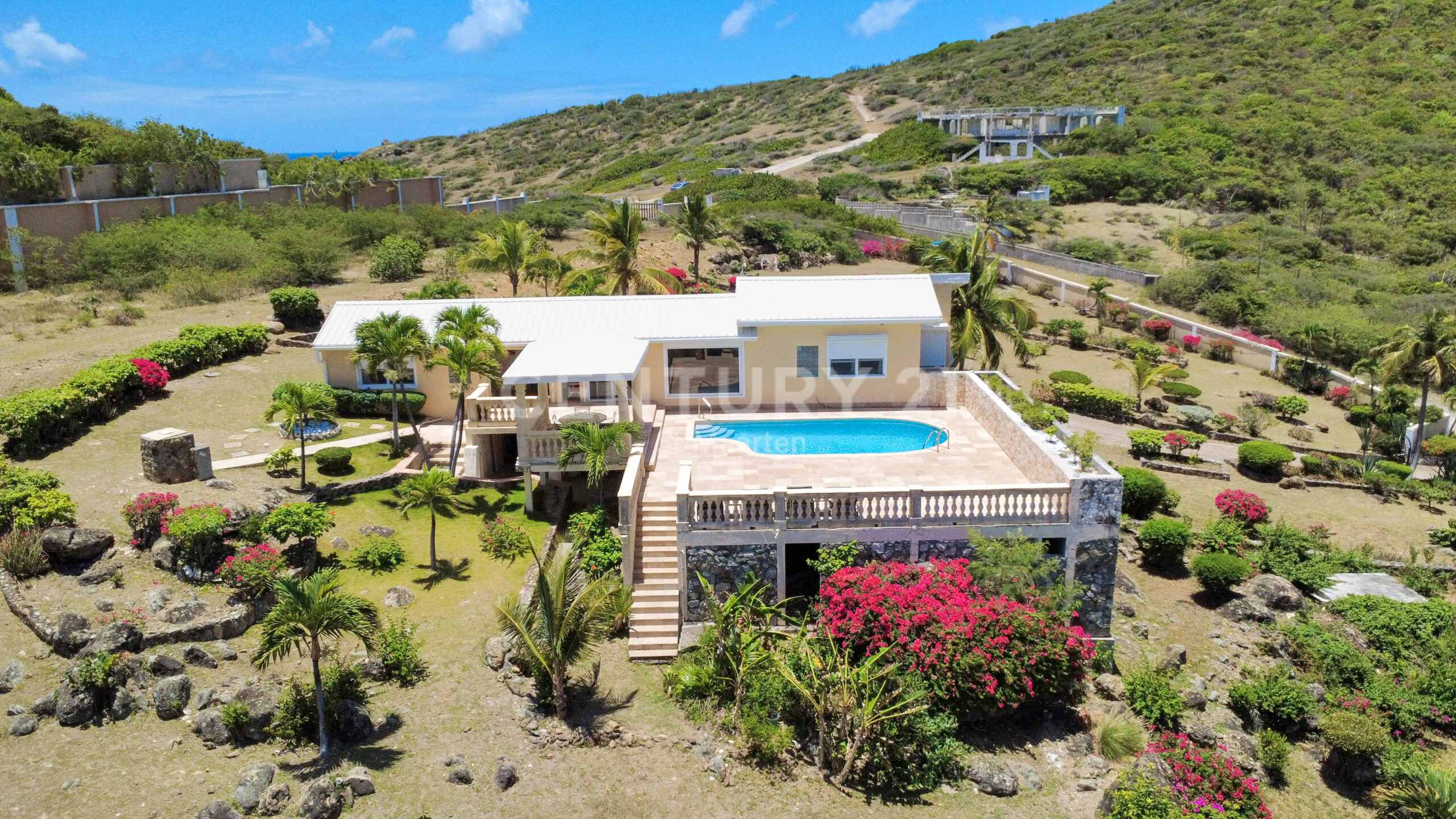 Guana Bay Two Bedroom Villa Estate with Ocean Views and Private Land for Sale